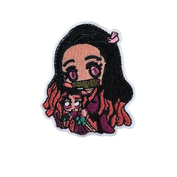 Demon Slayer Nezuko Kamado Anime Embroidered Patch - Picture 1 of 5